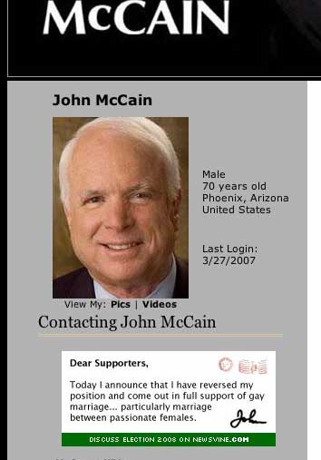 McCain gets hacked