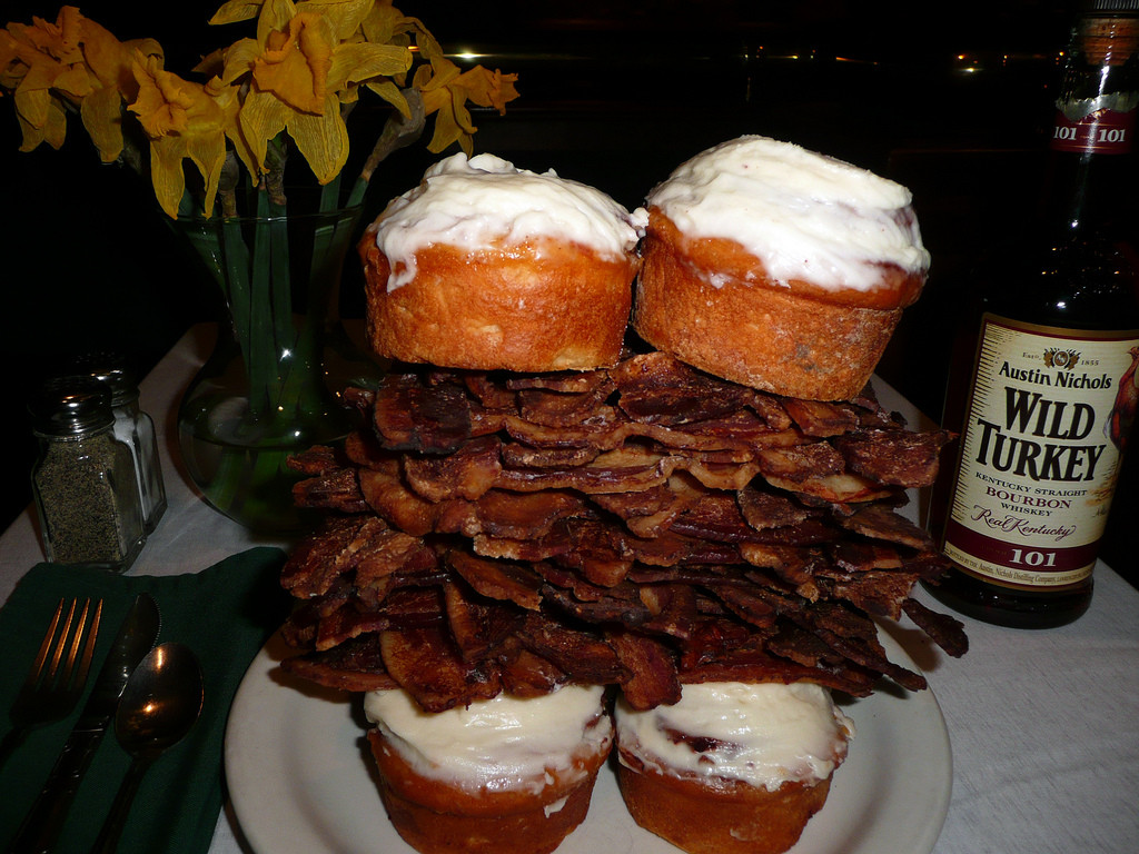  Cinnamon Roll Bacon Sandwich