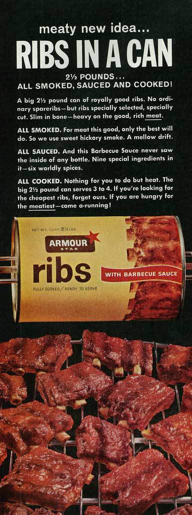 canned ribs