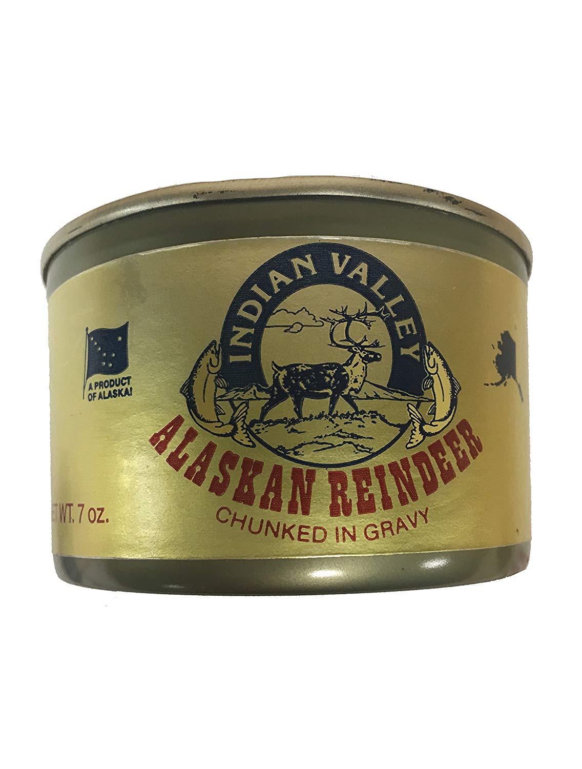 canned reindeer meat