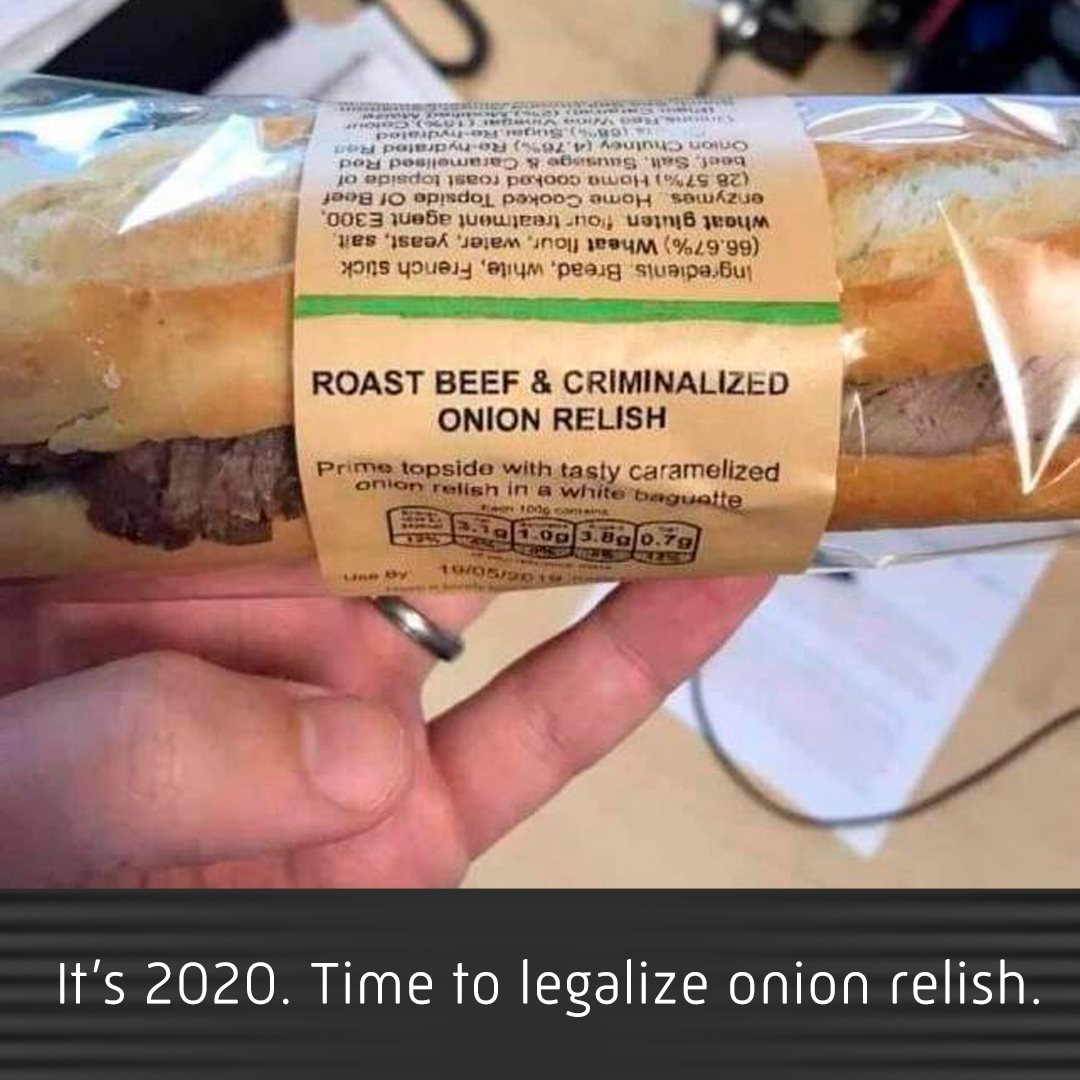 criminalized onion relish