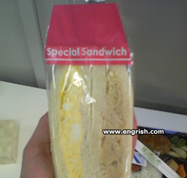 special sandwich